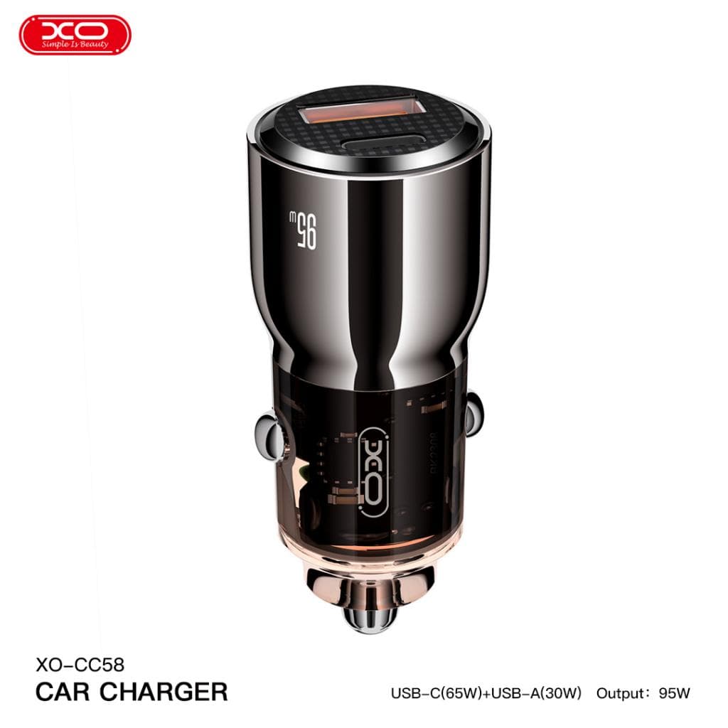 شارژر فندکی 95 وات ایکس او مدل CC58