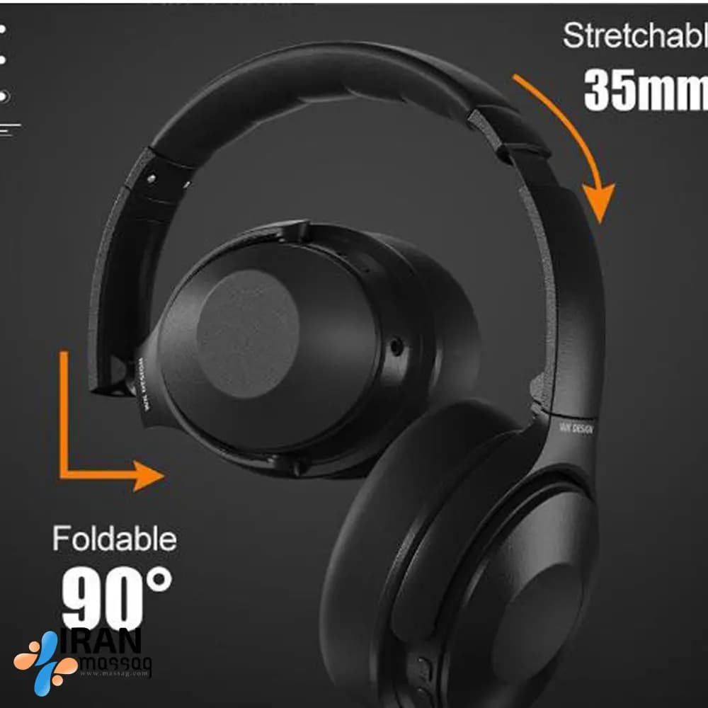 هدفون بلوتوثی دبلیوکی مدل M5 | با کیفیت صدای عالی — تصویر ۲