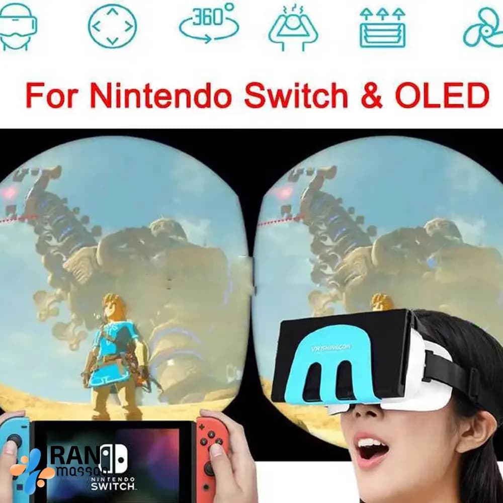 عینک واقعیت مجازی شاینکن مدل VR G11 | با لنزهای نوری HD — تصویر ۲
