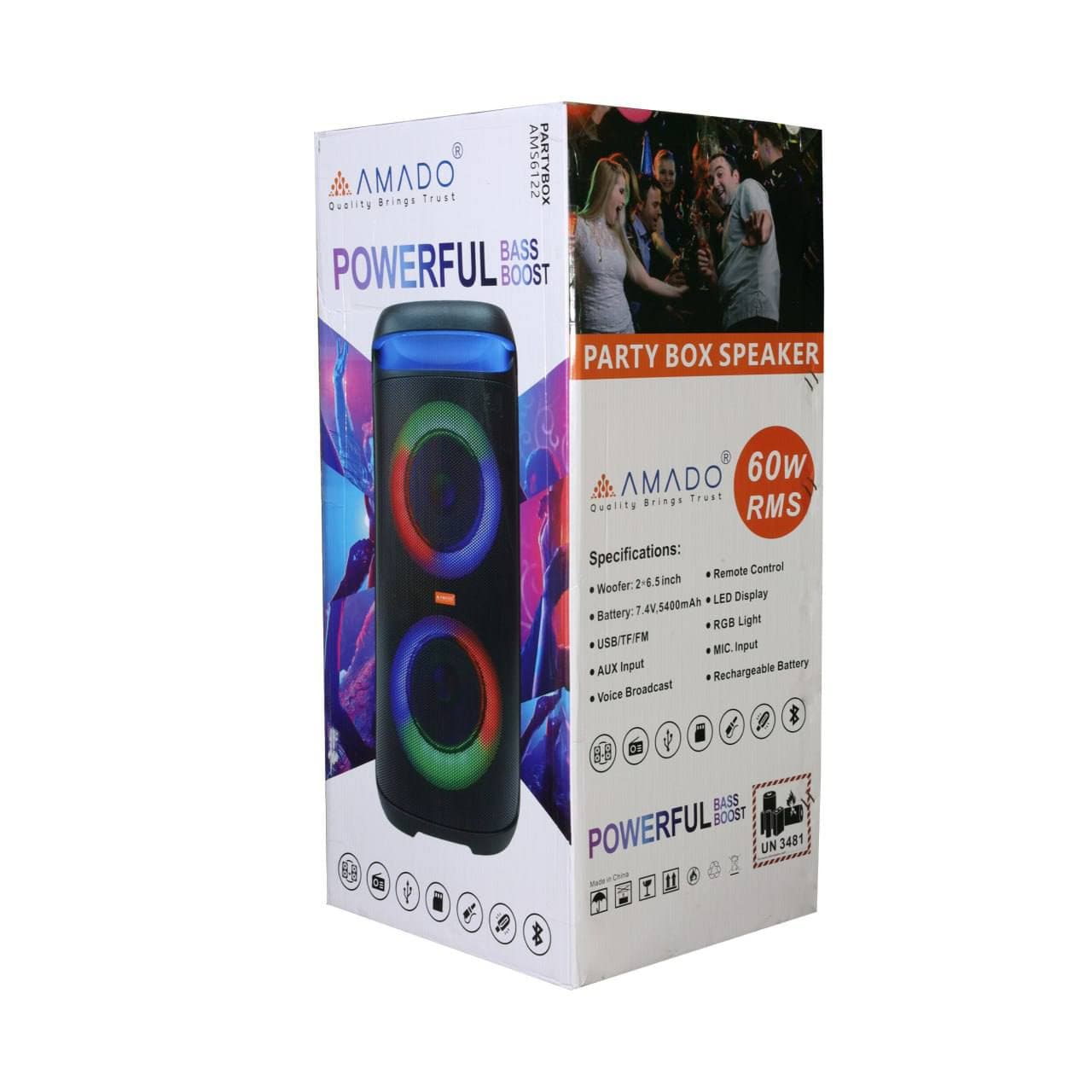 اسپیکر قابل حمل آمادو مدل Amado AMS6122 Speaker — تصویر ۲