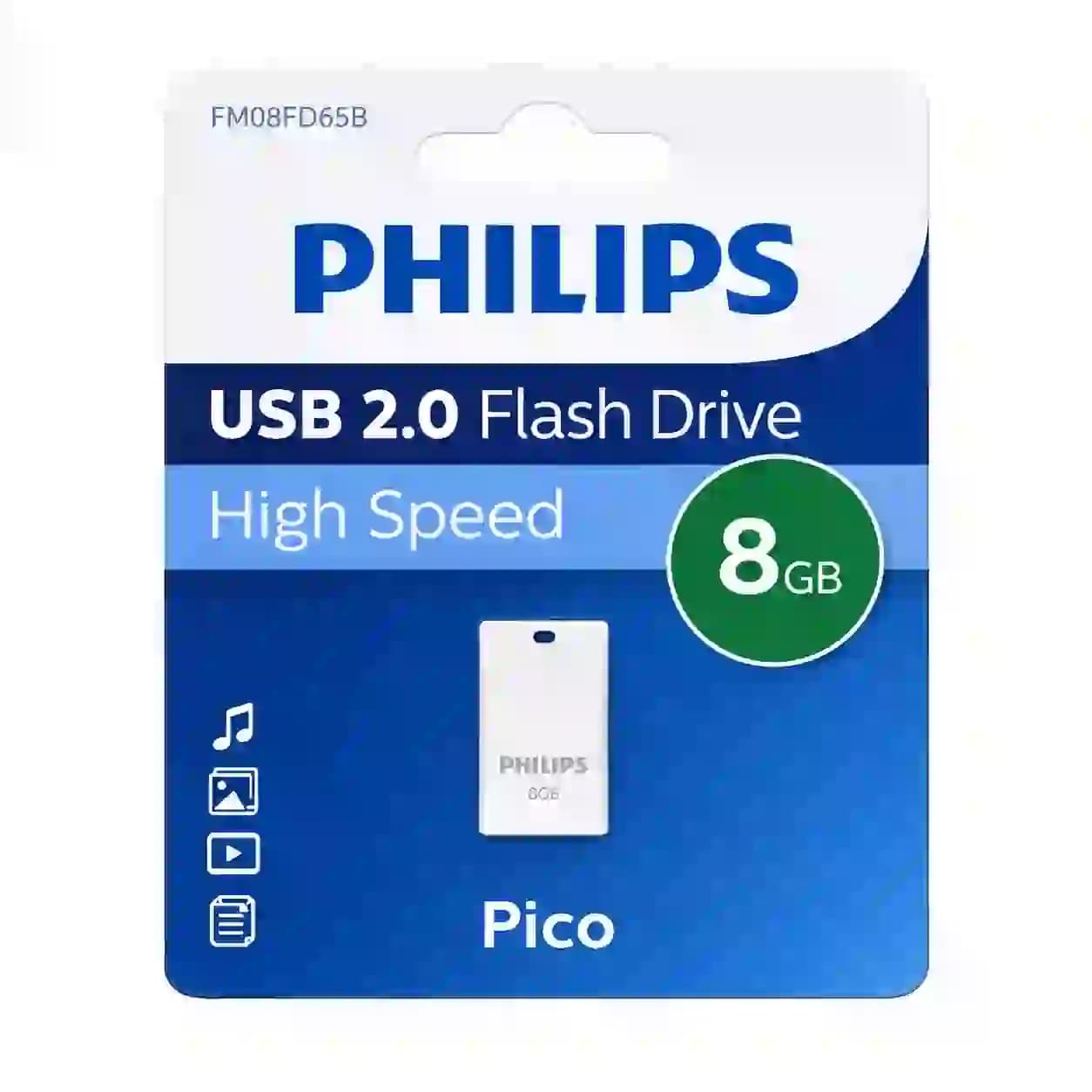فلش فیلیپس مدل PHILIPS PICO 8GB باگارانتی مادام العمر