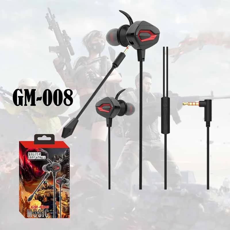 هندزفری گیمینگ سیم دار مدل GM-008 — تصویر ۳