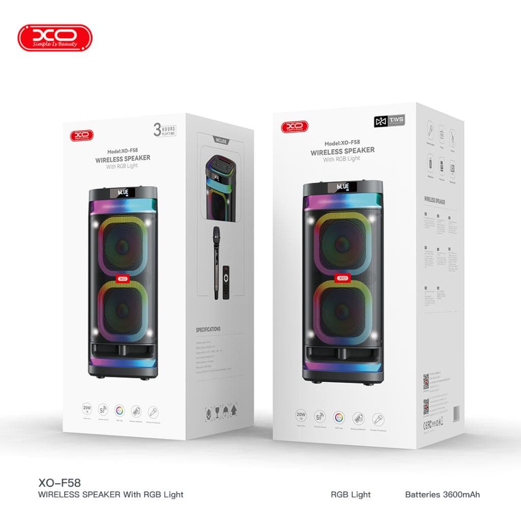 اسپیکر بلوتوثی 40 وات ایکس او XO F58 — تصویر ۶