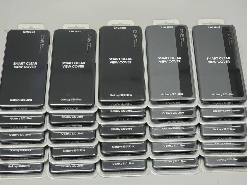 کیف هوشمند اصلی سامسونگ ویتنام Samsung S20 Ultra Clear View Cover — تصویر ۴