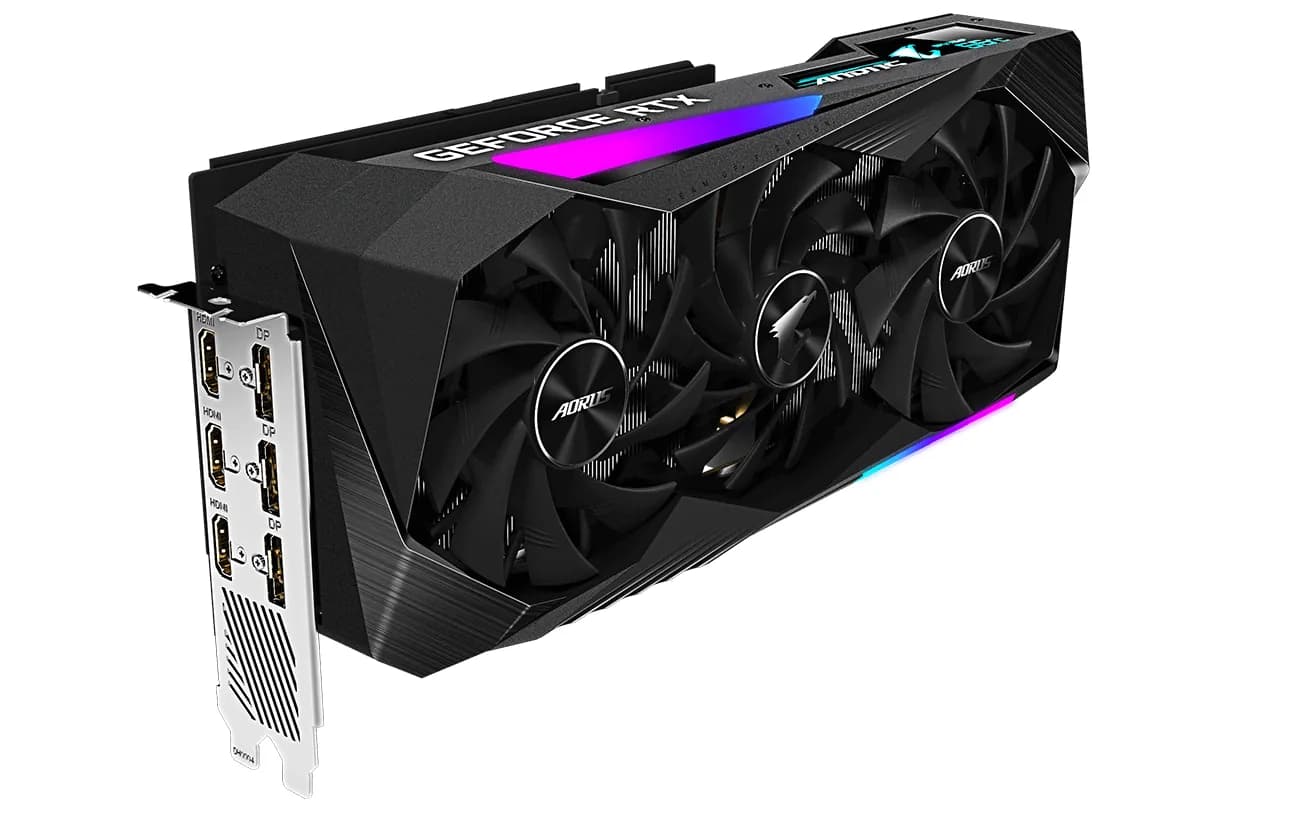 کارت گرافیک درحدنو Gigabyte AORUS Master RTX 3060 Ti 8GB — تصویر ۳