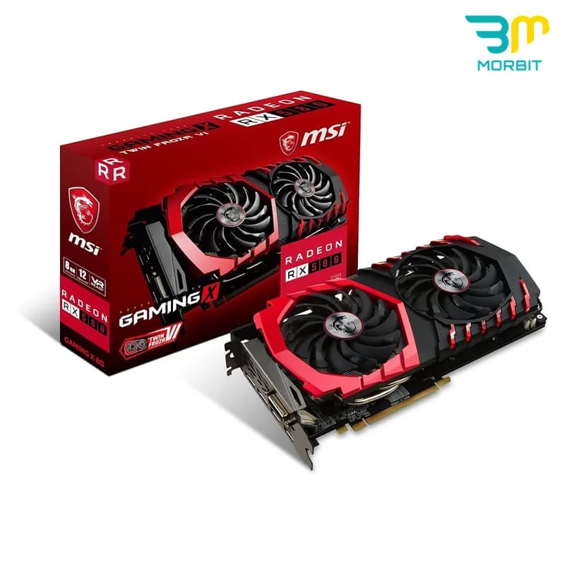 کارت گرافیک درحدنو MSI Gaming X RX 580 8GB — تصویر ۲