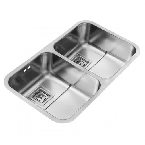 سینک دو لگنه زیر کابینتی استیل البرز مدل 935 — تصویر ۳