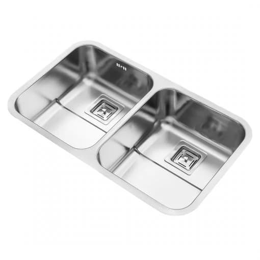 سینک دو لگنه زیر کابینتی استیل البرز مدل 935 — تصویر ۲