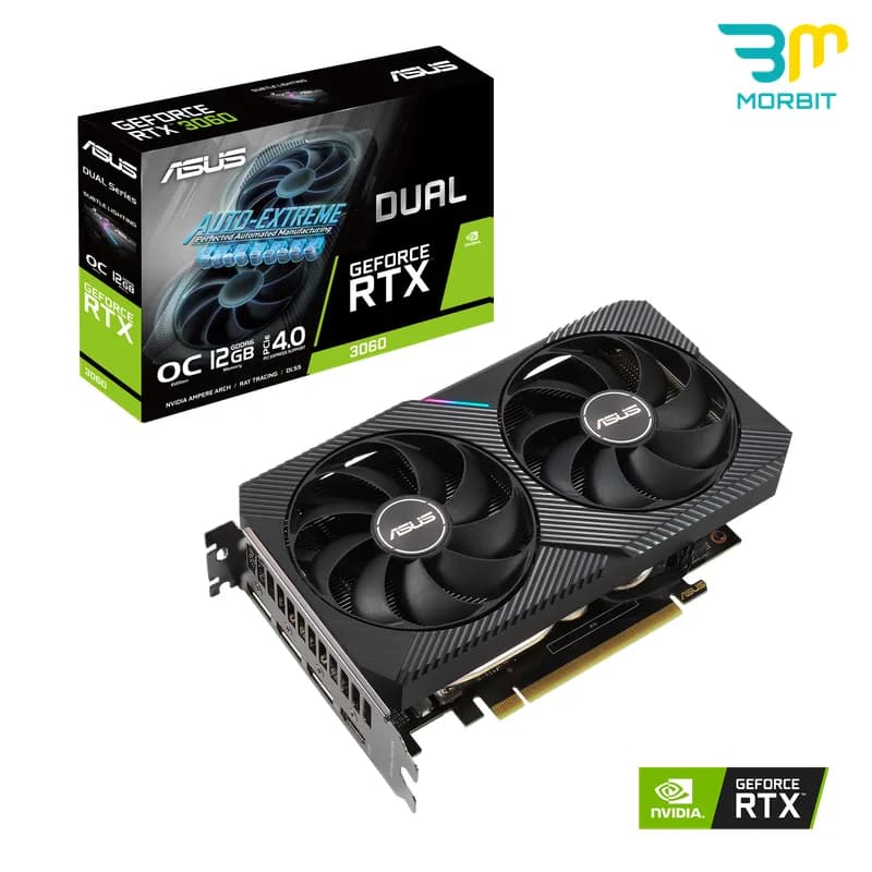 کارت گرافیک درحدنو ASUS Dual RTX 3060 12GB — تصویر ۲