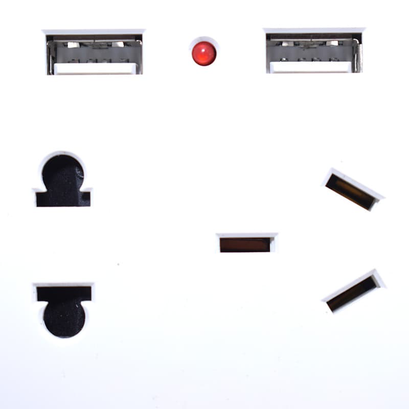 پریز برق تو کار usb دار — تصویر ۳