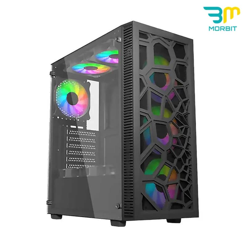 کیس اسمبل شده گیمینگ Ryzen 5 7500F RX 5700 XT | انتخاب اقتصادی برای Full HD و 1440p