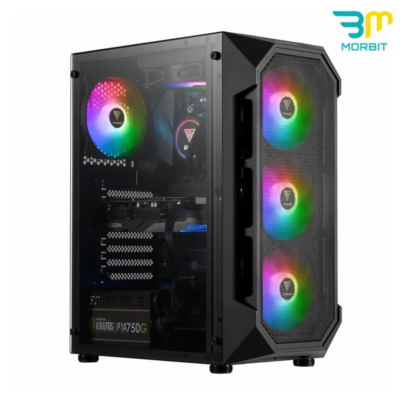 کیس اسمبل شده گیمینگ Ryzen 5 7500F RTX 5060 | انتخاب متعادل برای Full HD