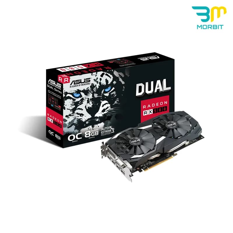 کارت گرافیک درحدنو ASUS Dual RX 580 8GB — تصویر ۲