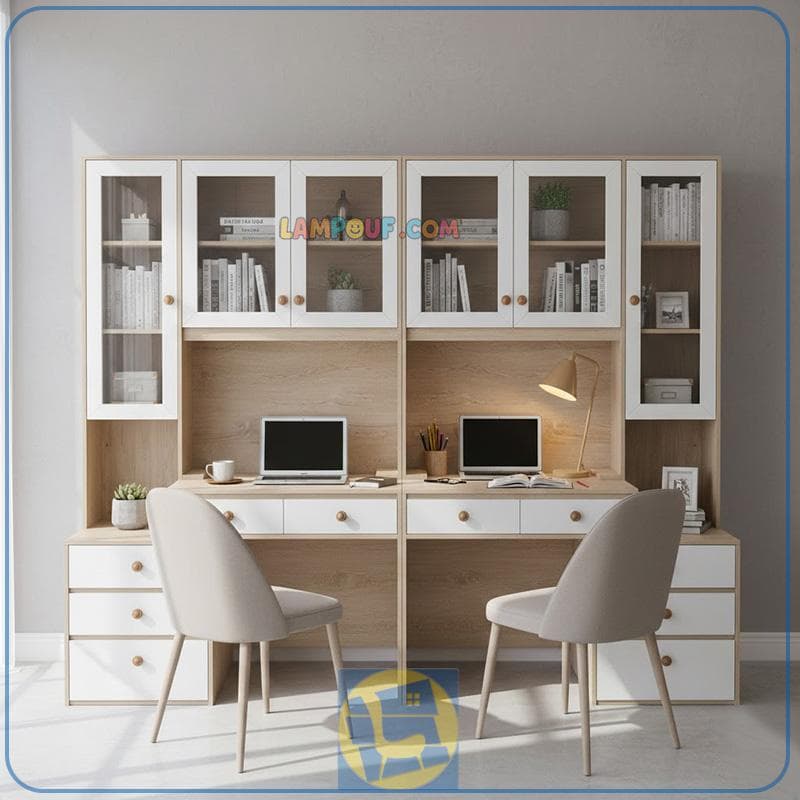 میز تحریر دونفره SDJ478 — تصویر ۲