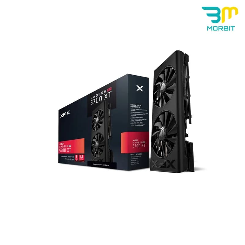 کارت گرافیک درحدنو XFX 2fan Double Dissipation RX 5700 XT 8GB