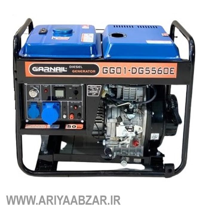 موتور برق تک سیلندر چهار زمانه دیزلی مدل GG01-DG5560E