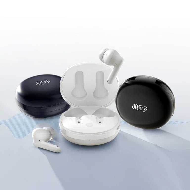 ایربادز QCY مدل T13 ANC2 white — تصویر ۳