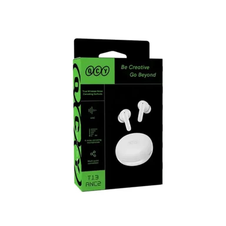 ایربادز QCY مدل T13 ANC2 white — تصویر ۴
