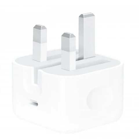 شارژر دیواری اپل مدل 20 وات MHJF3ZE/A 3PIN