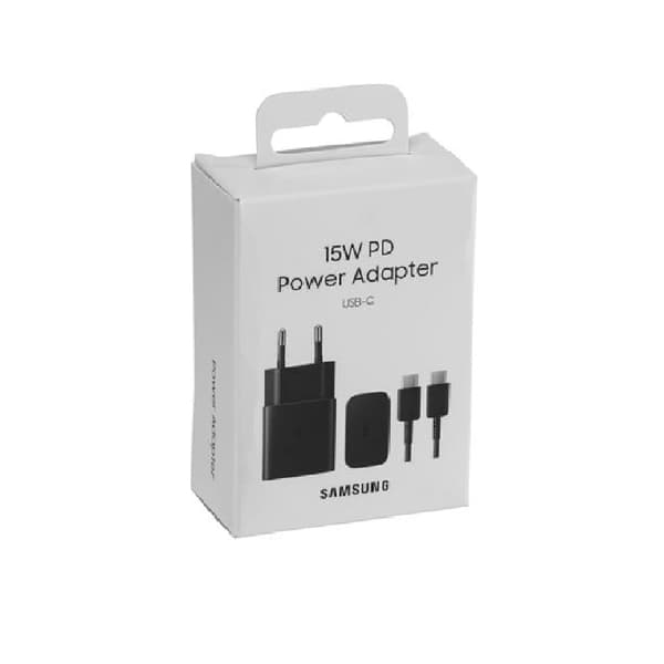 شارژر 15 وات USB-C اورجینال سامسونگ همراه با کابل Type-C به Type-C — تصویر ۴