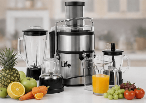 آبمیوه‌گیری ۴ کاره لایف مدل FJ-404