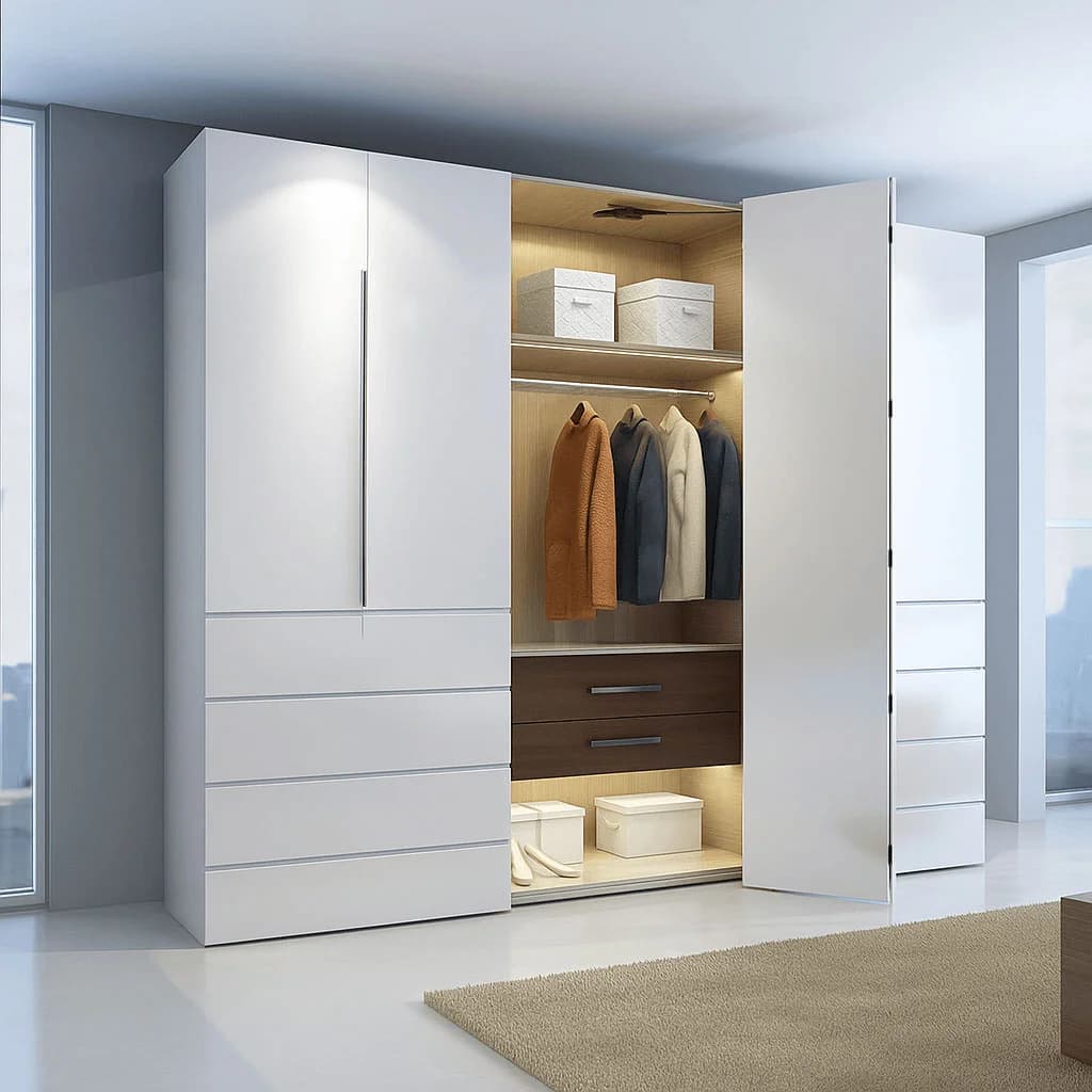 مکانیزم درب تاشو آکاردئونی دو درب حداکثر عرض 800mm فانتونی – کد K013