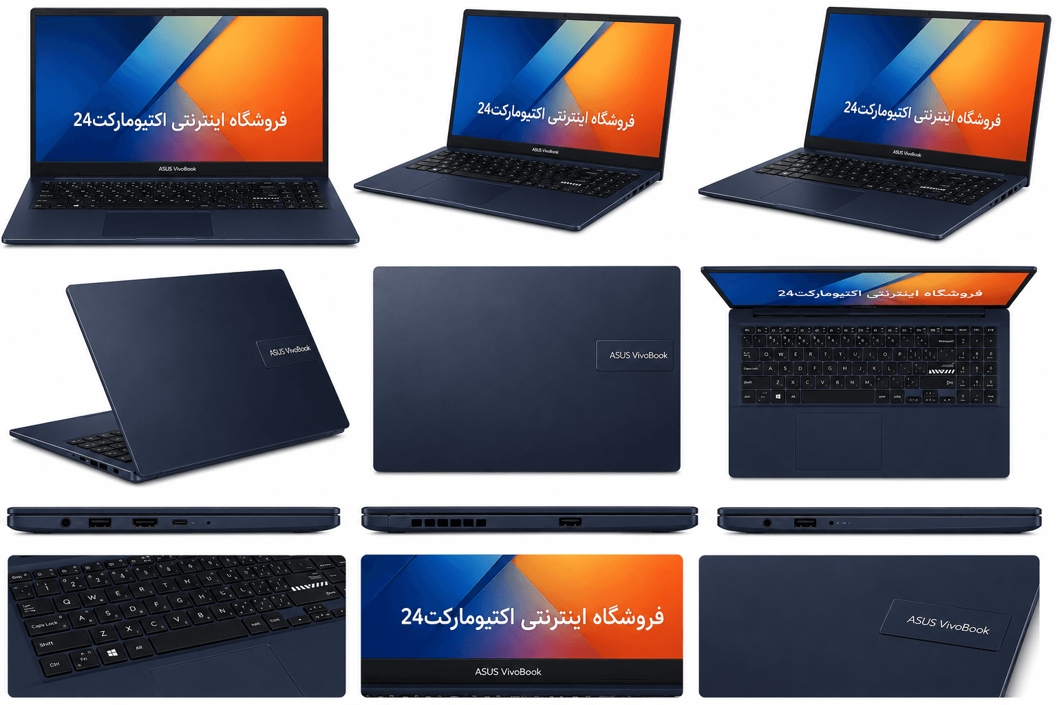 لپ تاپ ASUS Vivobook 16 F1605VA Intel Core i7-1355U | 40GB RAM | 1TB SSD | Intel Iris Xe Graphics | 16″ WUXGA — تصویر ۴