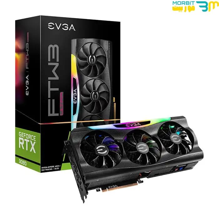 کارت گرافیک در حد نو EVGA RTX 3080 FTW3 ULTRA GAMING 10GB