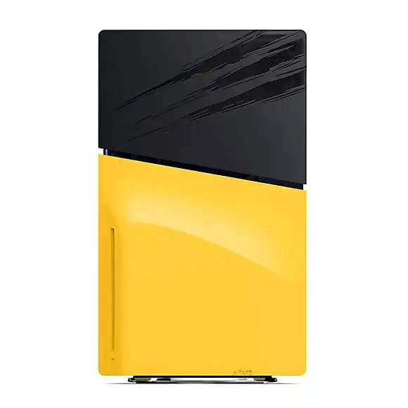 فیس پلیت PS5 Slim Faceplate طرح Marvel’s Wolverine Battle Yellow — تصویر ۲