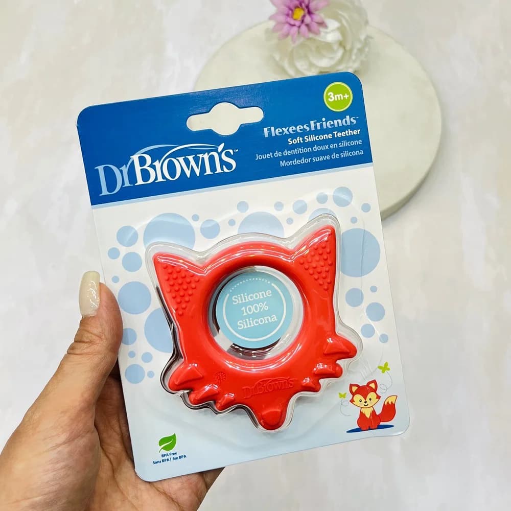 دندانگیر سیلیکونی دکتر براونز طرح روباه Dr Brown’s — تصویر ۲