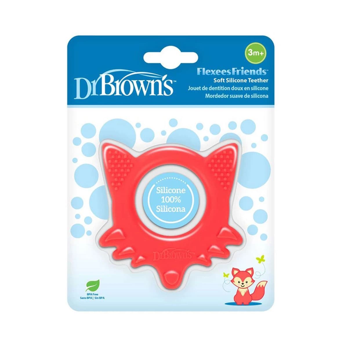 دندانگیر سیلیکونی دکتر براونز طرح روباه Dr Brown’s