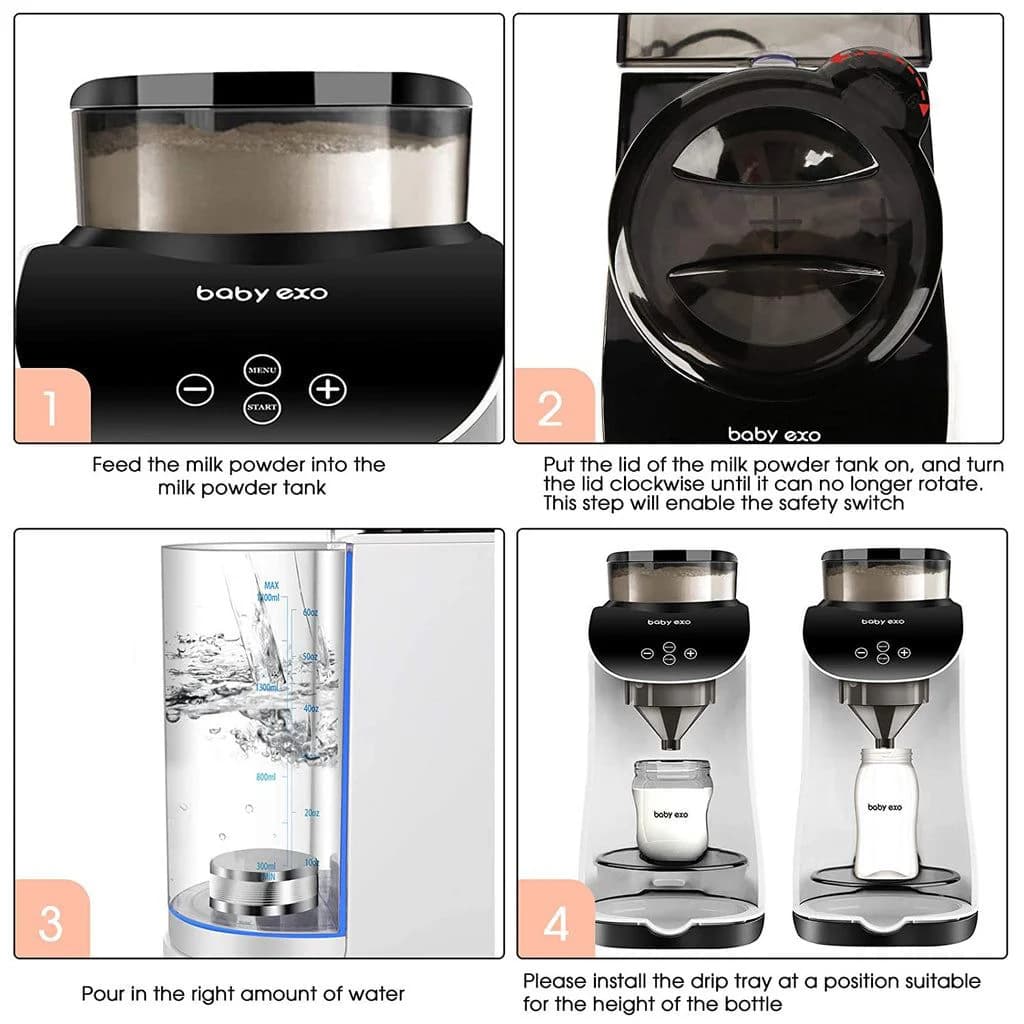 دستگاه شیرساز اتوماتیک بیبی اکسو Baby Exo مدل Formula Dispenser — تصویر ۴