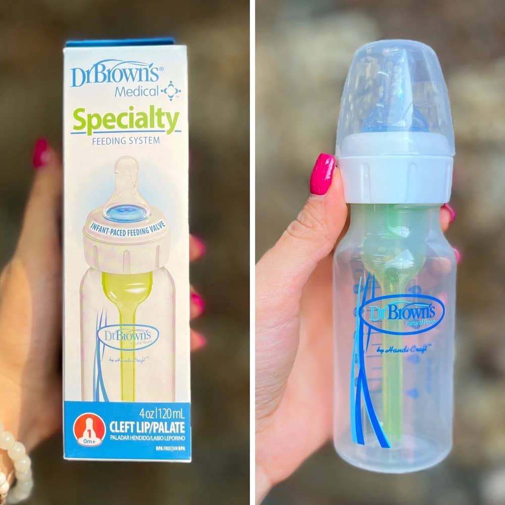 شیشه شیر ۱۲۰ میل مدیکال دکتر براونز Dr Brown’s شکاف کام و لب — تصویر ۲