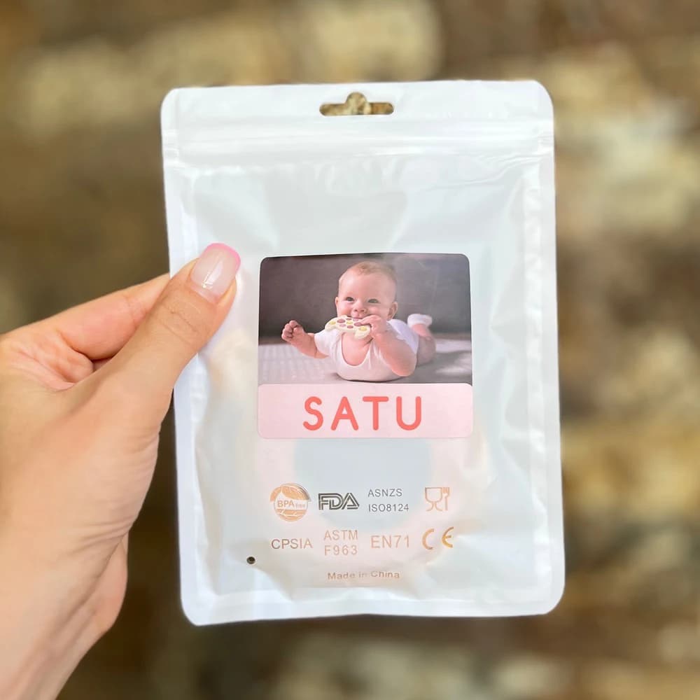 دندانگیر سیلیکونی رینگی SATU — تصویر ۲