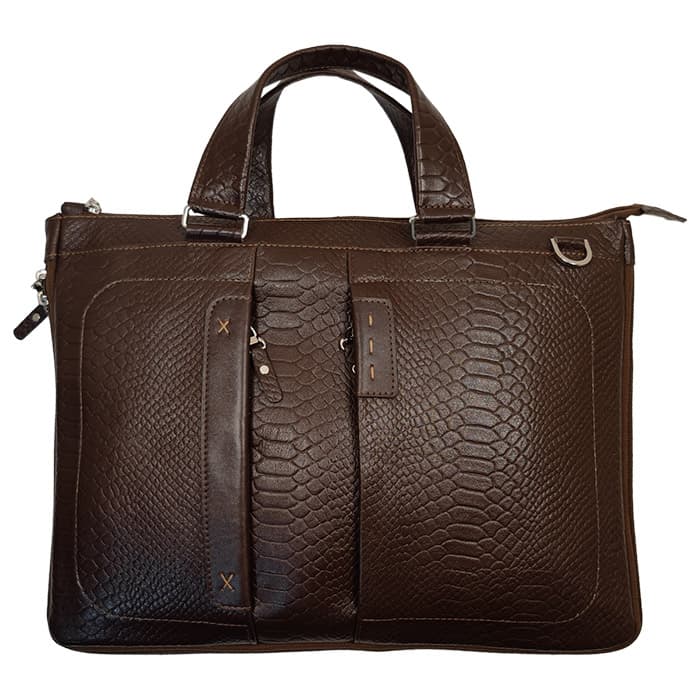 کیف اداری اسپرت چرم طبیعی زنانه LB440 — تصویر ۴