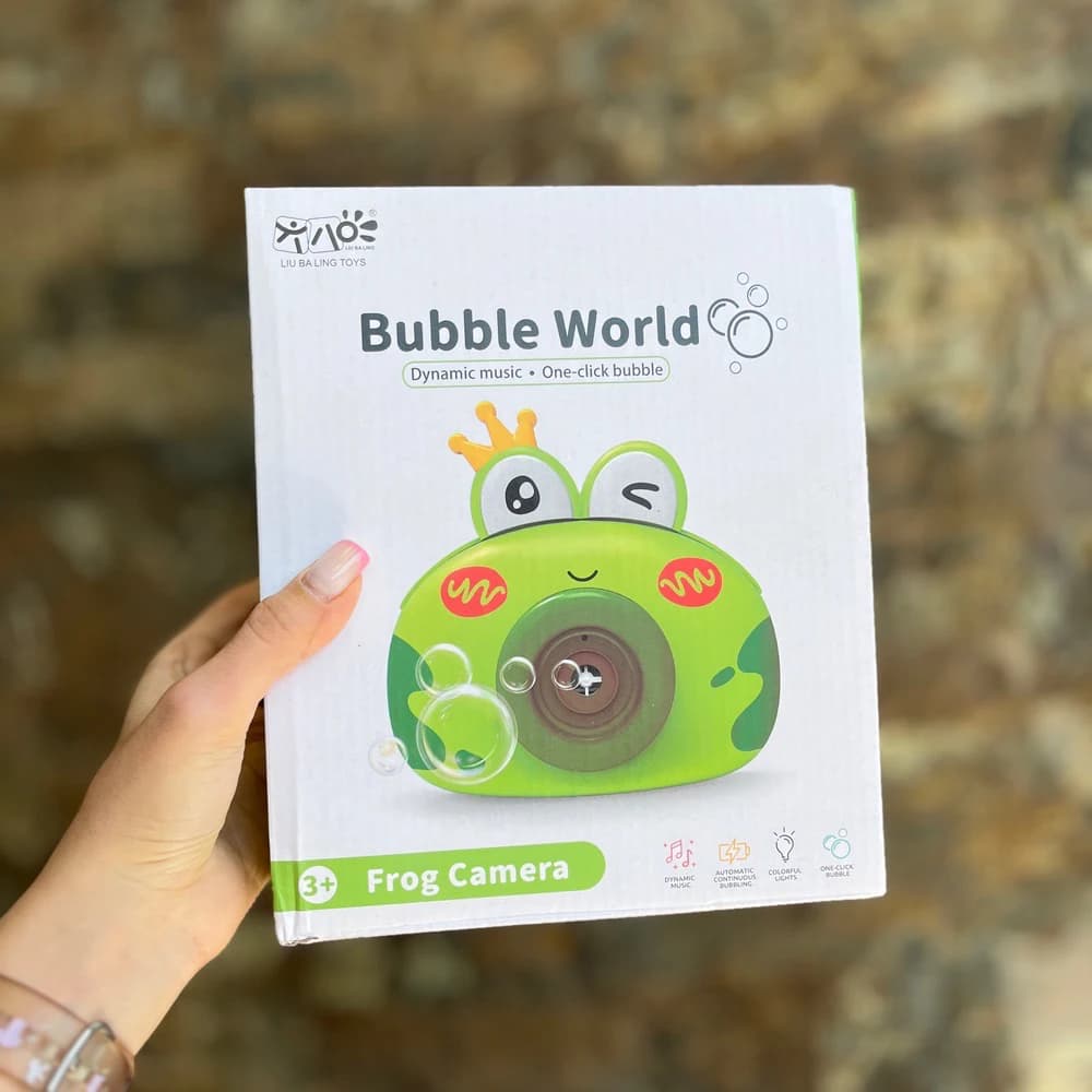 حباب ساز موزیکال قورباغه Liu Ba Ling Toys — تصویر ۳
