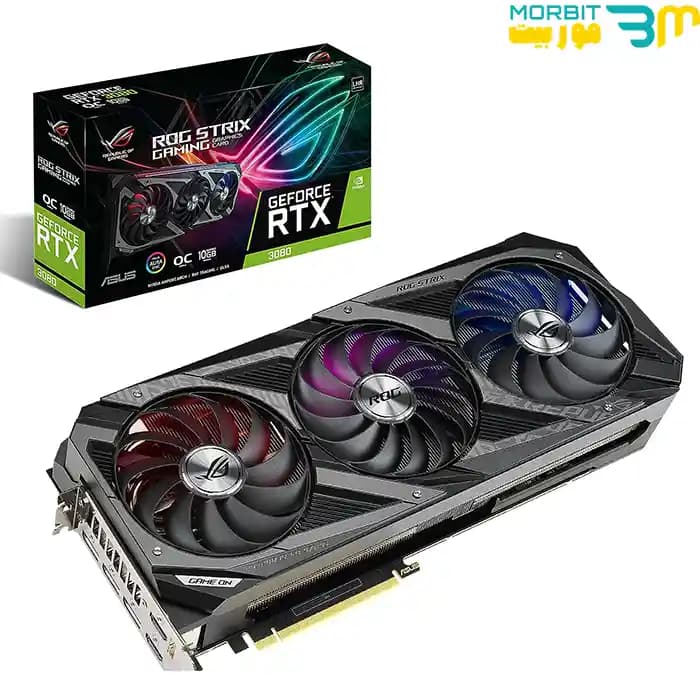 کارت گرافیک در حد نو ASUS ROG STRIX RTX 3080 10GB OC