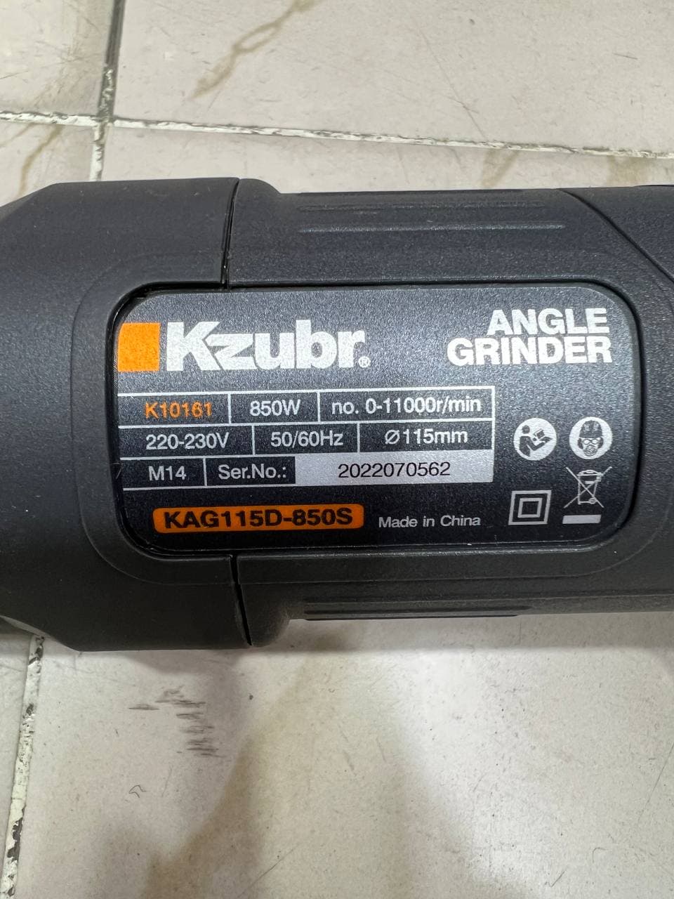 مینی فرز 850 وات زوبر مدل K10161 — تصویر ۳