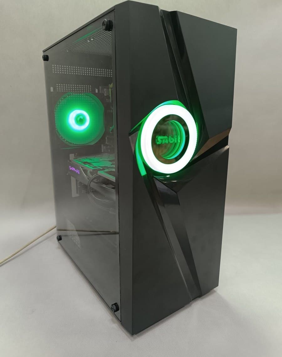 کیس گیمینگ اقتصادی EcoLite با Intel 12100F و AMD RX 580 — تصویر ۴