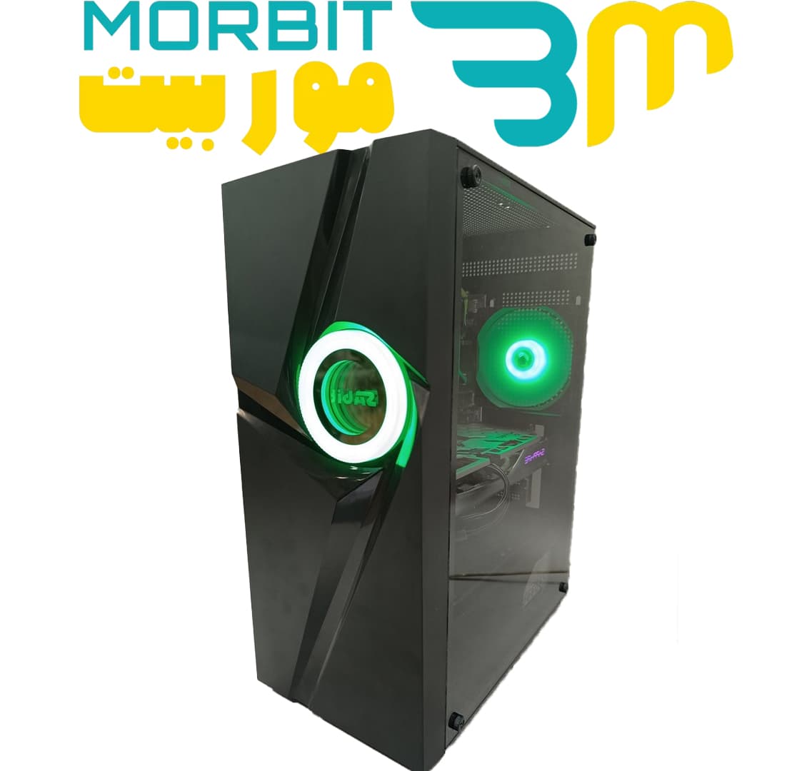 کیس گیمینگ اقتصادی EcoLite با Intel 12100F و AMD RX 580 — تصویر ۲