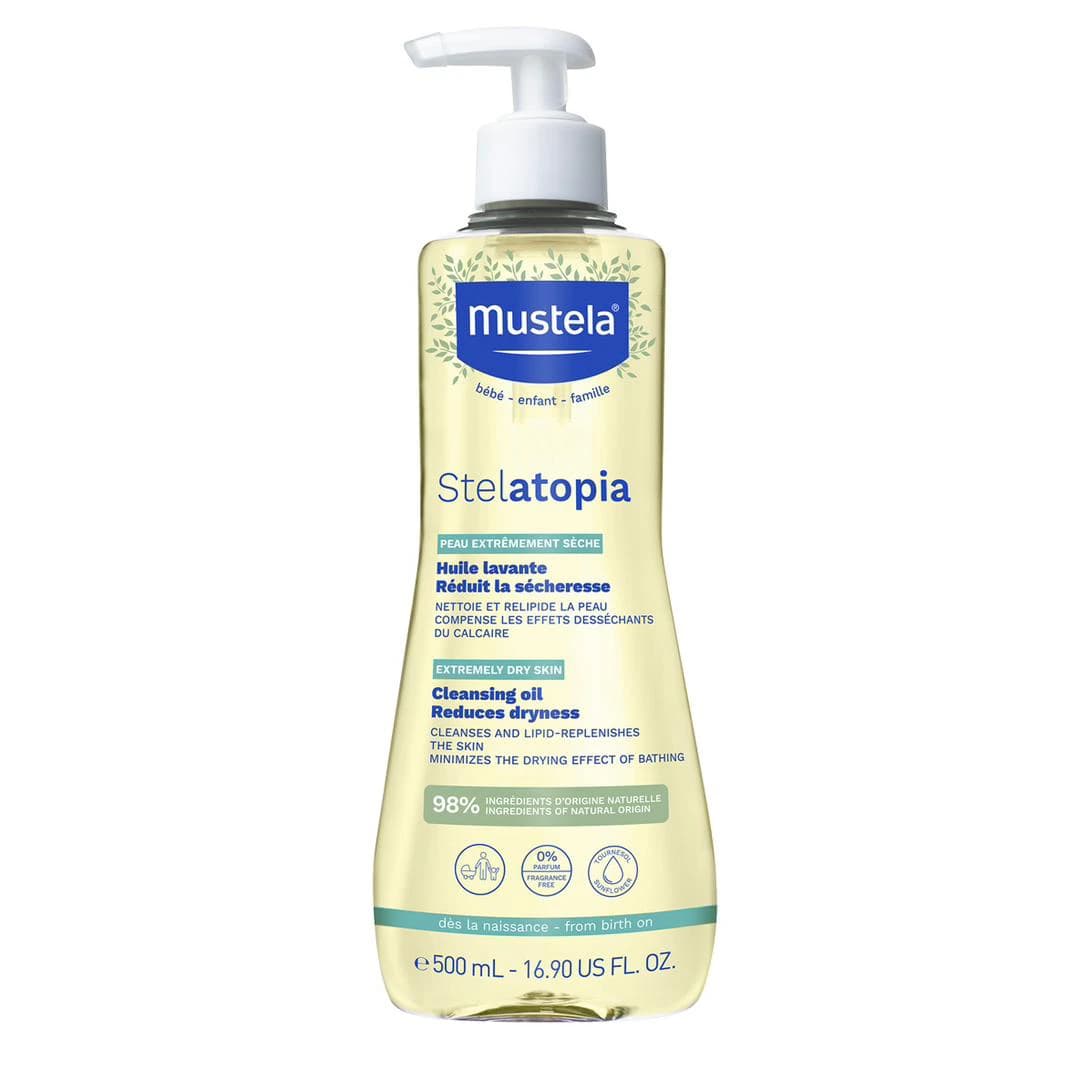روغن حمام استلاتوپیا ماستلا Mustela پوست مستعد اگزما