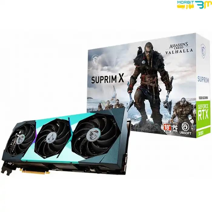 کارت گرافیک MSI GeForce RTX 3080 Suprim X 10GB Valhalla edition