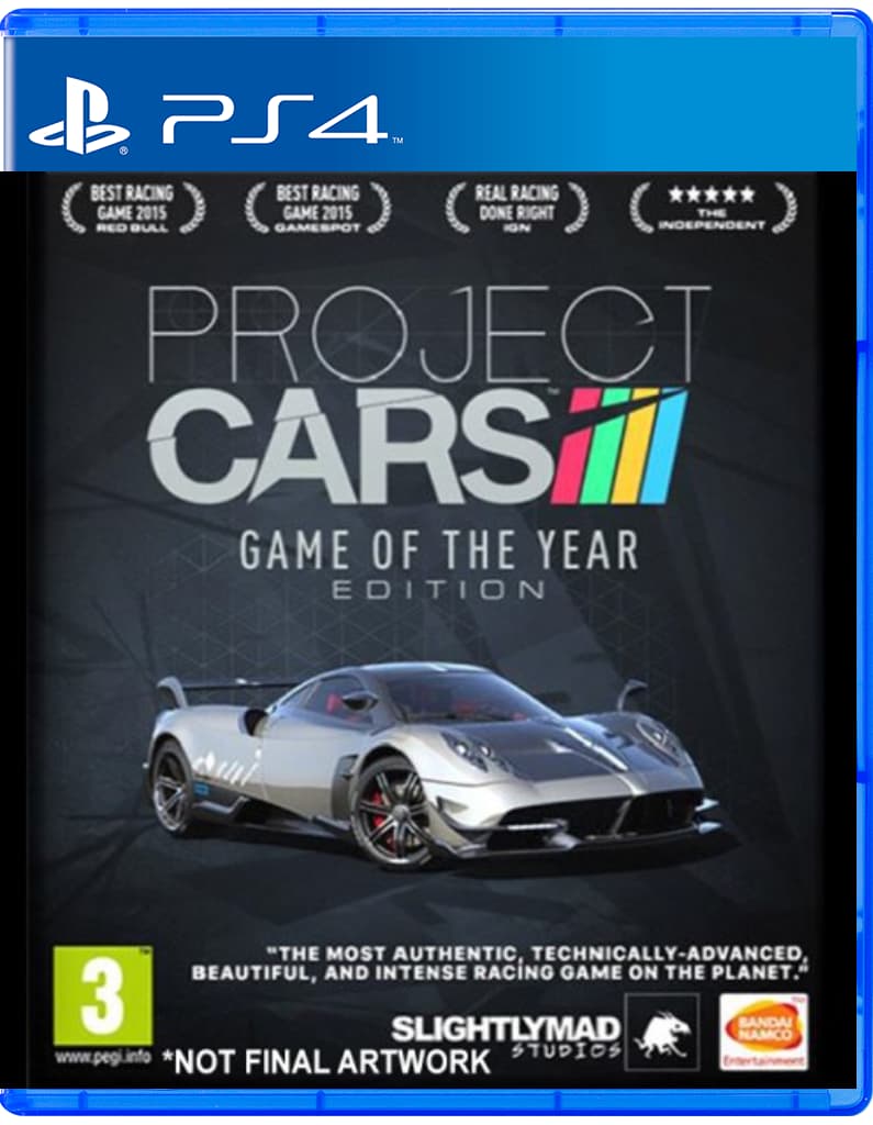 بازی کارکرده Project Cars Game of the Year Edition برای ps4