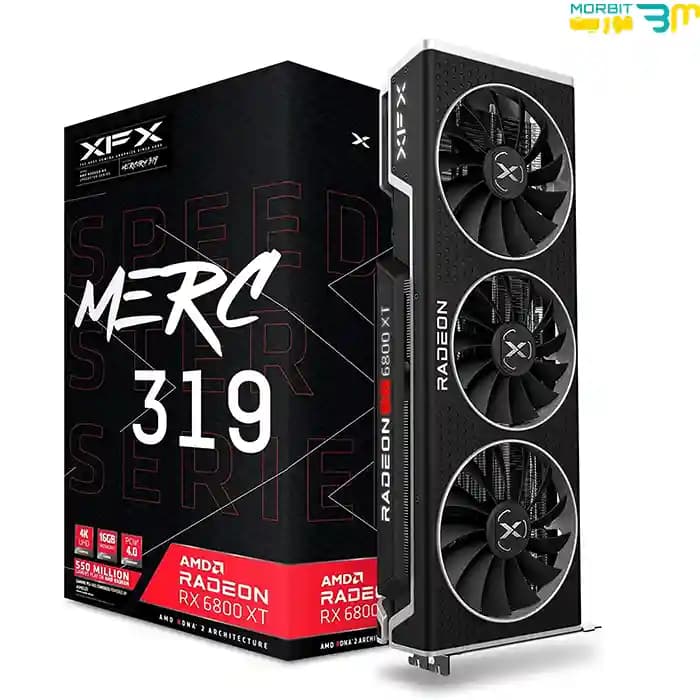 کارت گرافیک درحد نو XFX MERC 319 AMD RX 6800XT 16GB
