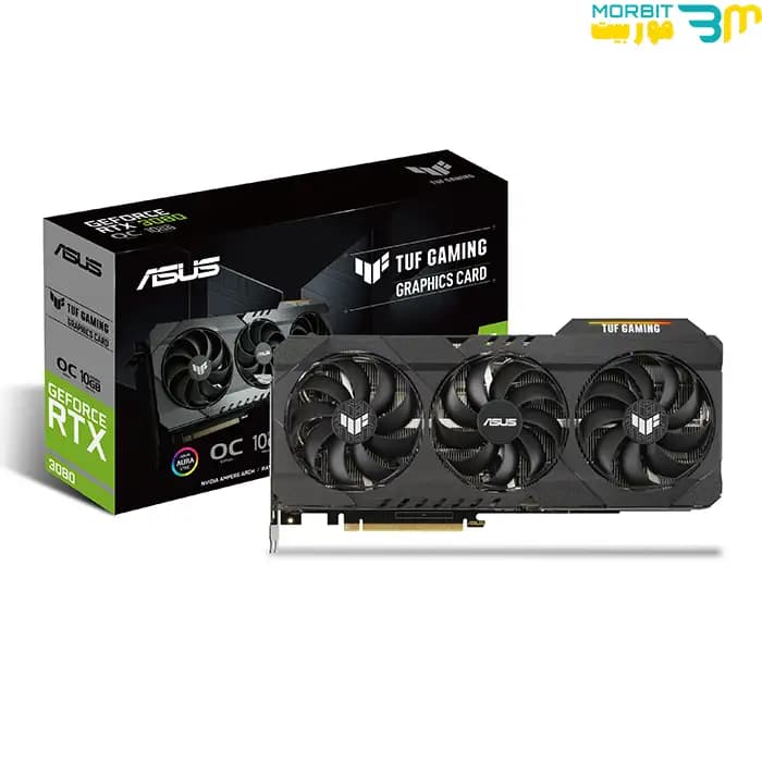 کارت گرافیک درحد نو ASUS TUF Geforce RTX 3080 OC 10GB