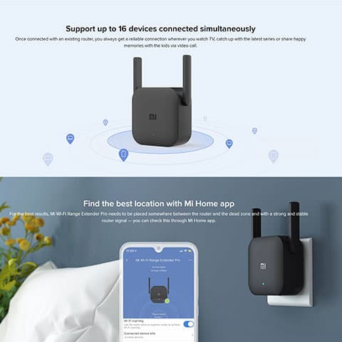 تقویت کننده وای فای شیائومی مدل Xiaomi Wi-Fi range extender pro(گارانتی تعویض، پلمپ کمپانی و 100% اورجینال، به همراه ضمانت اصالت و سلامت کالا) — تصویر ۵