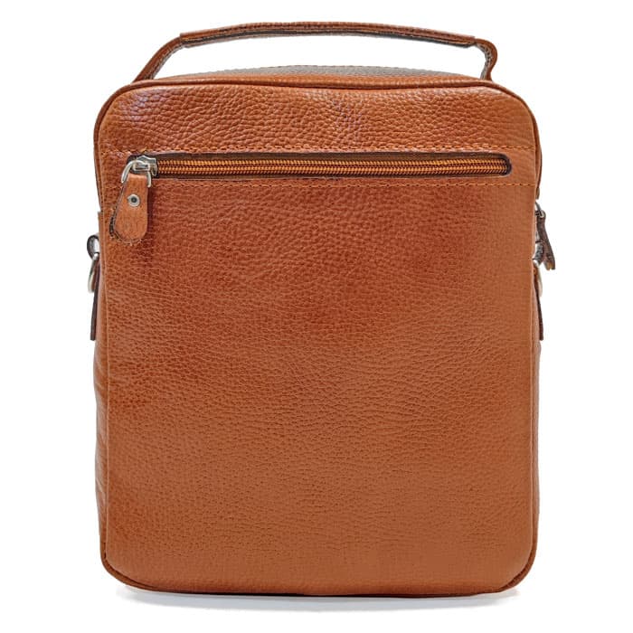 کیف دوشی دسته دار چرم طبیعی PB725 — تصویر ۵