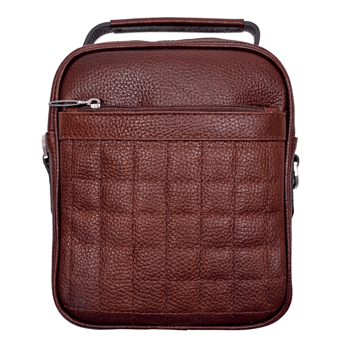 کیف دوشی اسپرت چرم طبیعی PB728 — تصویر ۳