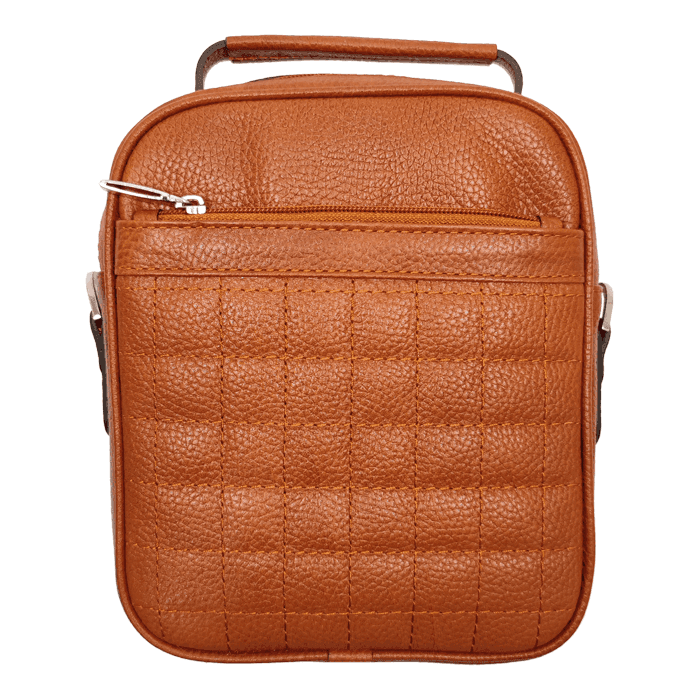 کیف دوشی اسپرت چرم طبیعی PB728 — تصویر ۲