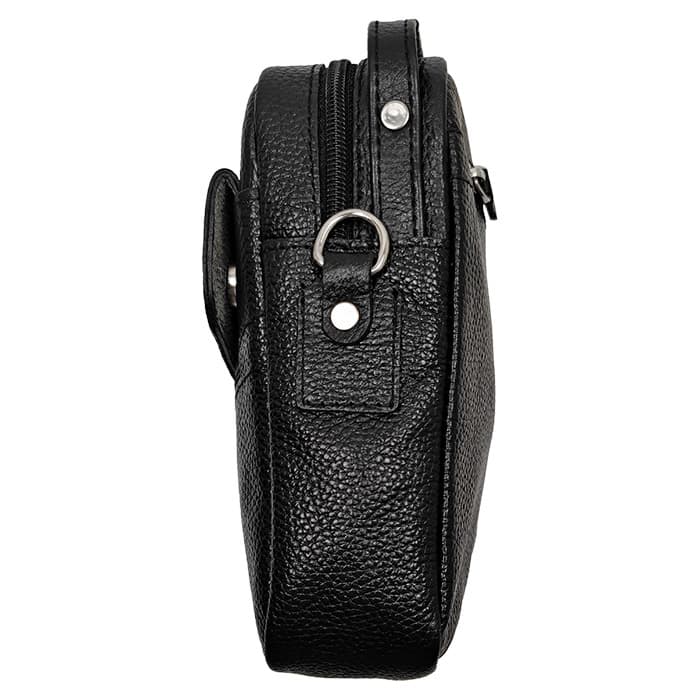 کیف دوشی دسته دار چرم طبیعی PB733 — تصویر ۶